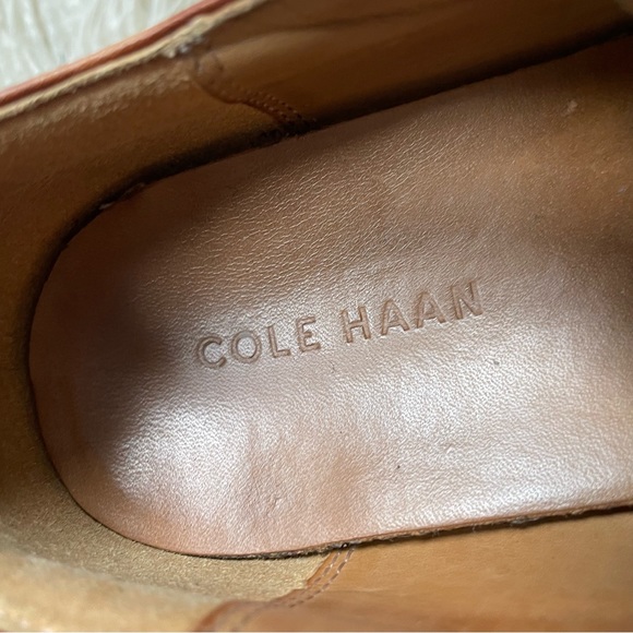 Cole Haan Brown Leather Brouge Wingtip LunarGrand Longwing Derby Shoe 10M C13739 - Picture 8 of 9